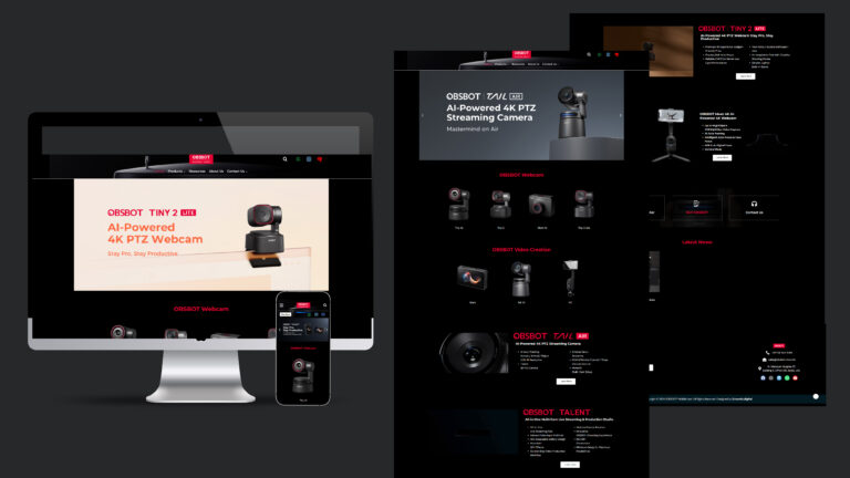 OBSBOT Middle East website