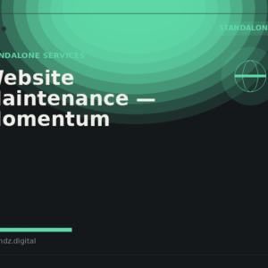 Website Maintenance: Momentum (Global)