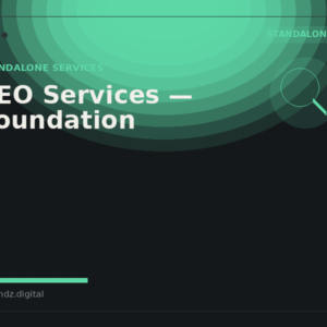 SEO Services: Foundation (Global)