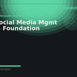 Social Media Mgmt: Foundation (Global)
