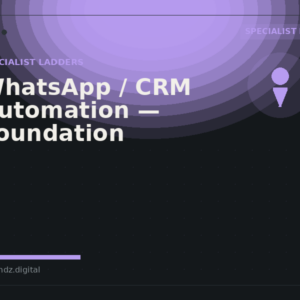 WhatsApp / CRM Automation: Foundation (Global)