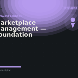 Marketplace Management: Foundation (Global)
