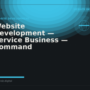 Website Development: Service Business: Command (Global)